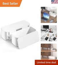2 Pack Pet-Friendly Cable Management Box - Dustproof & Child-Proof Safety picture