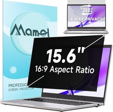 360° Privacy Screen for Laptop 15.6 Inch 16:9, Anti Glare Blue Light Filter picture