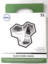 ** GENUINE NEW Dell MYVXX # 31 Ink Cartridge Black,  Model V525w & V725w printer picture