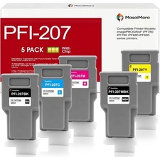 PFI-207 High Capacity Ink Cartridges for Canon imagePROGRAF IPF680 IPF685 IPF780 picture