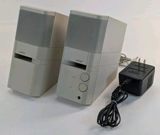 Bose MediaMate Computer Speakers Powered Stereo Pair w/AC Adapter USA Sound picture