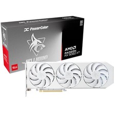 PowerColor Hellhound Spectral White Radeon RX 9060 XT 16GB GDDR6 Graphics Card picture