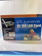 Linksys Ether Fast 10/100 LAN Card LNE100TX ver. 5.1 Performance Microsoft New picture