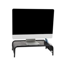 Mind Reader Monitor Stand, Ventilated Laptop Riser, Metal - MESHM-BLK-BLACK picture
