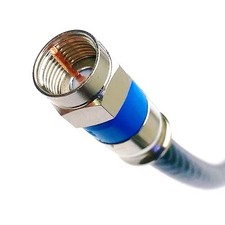 5ft PERFECT VISION 3GHZ QUAD SHIELD 75 Ohm COAXIAL RG6 DIRECTV APPROVED CABLE picture