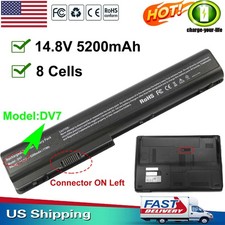 ✅8 Cells HDX18 Battery For HP Pavilion dv7 dv8 HSTNN-OB75 HSTNN-OB74 HSTNN-IB74 picture