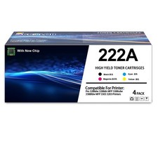 SCCOLOR 222A Toner Cartridge (with New Chip) High Capacity Compatible with 222A picture