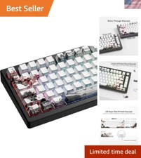 XVX PBT Side Print Keycaps - Retro Plum Blossom Set for Mechanical Keyboards picture
