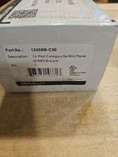 Signamax 12458M CAT5E 12 Port Mini Patch Panel BRAND NEW SEALED BOX picture