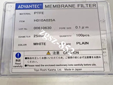 100pcs/pack  T010A025A 25mm 0.1um Microporous Filter Membrane  Fast FedEx or DHL picture