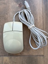 Vintage Unisys 2 Button PS/2 Mouse MSUOJ PWM-1-PS2 Beige picture