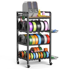 3D Printer Filament Storage Rack- 4 Tiers Filament Spool Holder, Heavy Duty 3D picture