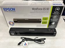 Epson WorkForce ES-50 Portable Color Document Scanner Tested Works FREE US Ship picture