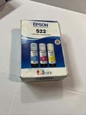 EPSON 522 EcoTank Ink Ultra-high Capacity Bottle Color Combo T522520-S Exp 2027 picture
