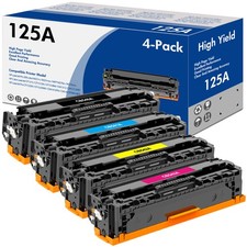 Generic CB540A CB541A CB542A CB543 Toner For HP Color Laserjet CM1312 CP1215 LOT picture
