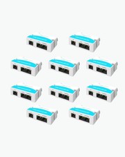 LINOVISION Mini 2 Port POE Extender IEEE 802.3af/at Repeater Up 10 pack picture