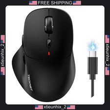 Wireless Bluetooth Mouse with Silent Clicks, Rechargeable Battery, for Windows picture