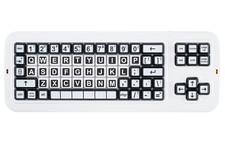 Clevy 3 Contrast Tri-Mode Keyboard - Bluetooth & USB Large Print Keyboard picture