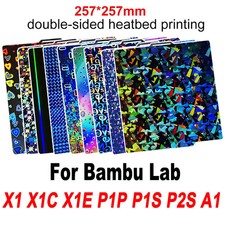 Double Sided PEI PEO PEY Build Plate 257x257mm for Bambu Lab X1C P1P P1S A1 P2S picture