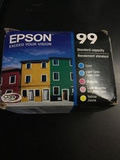 Epson 99 T099920 Ink  Cyan Magenta Yellow LightCyan LightMagenta 9837OB picture