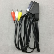 1.8m 21Pin SCART to 3 RCA Phono Male Cable Composite AV Audio Video TV/DVD Cord picture