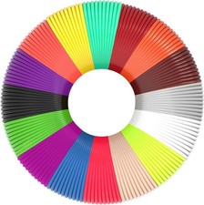 3D Pen Filament Refills, Random 15 Colors 1.75mm PLA 3D Pencil Printing Threads, picture