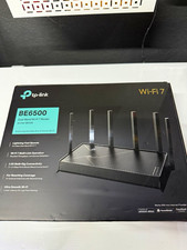 TP-Link Archer BE400 BE6500 Wi‑Fi 7 Dual-Band Router 2.5Gbps 4-Port VPN picture