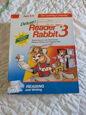 The Learning School Deluxe Reader Rabbit 3 WIndows Or MAC  Ages 6-9 Unopen 1996 picture