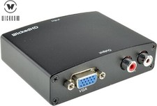 HDMI to VGA + R/L Audio Converter.  WickedHD input HDMI output VGA R/L picture
