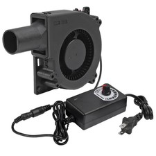 120mm x 32mm 12V BBQ Blower Fan Variable Speed Controller for Grills Smokers picture