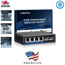 6 Ports 2.5Gb Unmanaged Ethernet Switch with 4* 2.5G Base-T Ports, 2* 10G SFP... picture