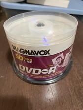 Magnavox DVD -R 50 Pack Blank DVD's New Sealed picture