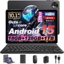 Android 15 10 Inch with Keyboard , Octa-core CPU picture