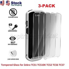 US 3-PACK Tempered Glass Screen Protector for Zebra TC51 TC510K TC52 TC56 TC57 picture