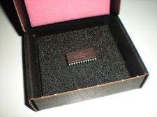 MSM2128-20RS chip from NROS Commodore 128D factory refurbished board. Rare. picture