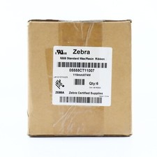 *6 Pack* Zebra 5555 Wax Resin Ribbon 05555CT11007 4.33