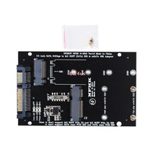 New 2 in 1 mSATA to SATA NGFF M.2 to SATA3 SSD Converter Adapter Card US SHIP picture