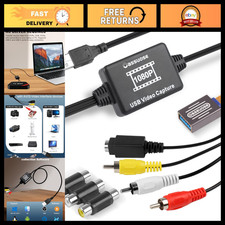 VHS to Digital Converter, USB-A/USB-C Video Capture Card, 1080P High-Quality Tra picture