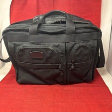 TUMI Alpha Expandable Organizer Laptop Computer Nylon USA MadeBag 2624D3 16x12x6 picture