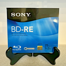 Sony Blu-Ray Full HD 1080 Recordable/Rewritable Disc, BD-RE, 25 GB - New, Sealed picture