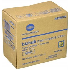 Konica TNp-49Y Yellow Toner Cartridge C3351 C3851fs Es picture