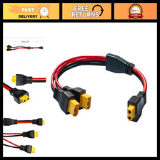 XT60 Y Splitter Cable 10AWG, Dual Male Connector Adapter for Drone & Solar Power picture