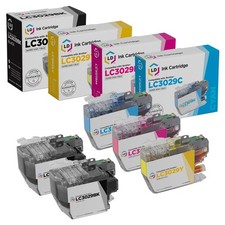 LD COMP Brother LC3029 Super HY Ink: 2 Black, 1 Cyan, 1 Magenta, 1 Yellow 5-Pack picture