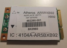 Atheros AR5BXB92 AR9280 Dual wireless abgn PCIe Genuine HP 482260-001 Laptop  picture
