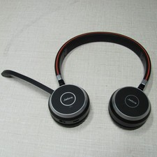 JABRA EVOLVE 65 HSC018W MS STEREO WIRELESS BLUETOOTH HEADSET NO DONGLE picture