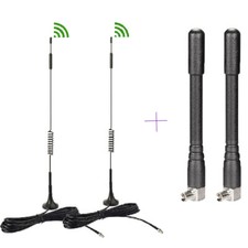 NETGEAR Unite 770S 4G LTE AT&T Hotspot TS9 Antenna 2pcs + 2pcs Rubber Antenna picture