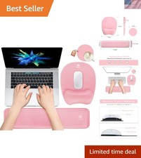Stylish Memory Foam Wrist Rest with Slip-Resistant Backing - Perfect for Gaming picture