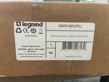 LEGRAND ORTRONICS MM6HM62RU - MIGHTY MO 6 CABLE MGMT PANEL, HORIZONTAL MOUNT picture