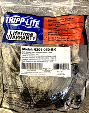 Tripp Lite N201-050-BK Cat6 RJ-45 50ft.Snagless Cable-NEW picture