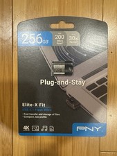 PNY - 256GB Elite-X Fit USB 3.1 Flash Drive - 200MB/s - Black picture
